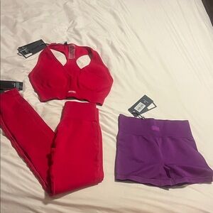 BO+TEE Medium set and shorts NWT